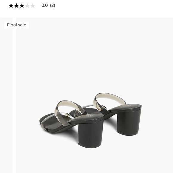 BNWT Mules with clear straps - Picture 2 of 7